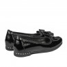 Zapatos para niños 174 charol negro combinado