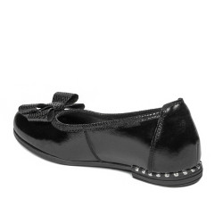 Zapatos para niños 174 charol negro combinado