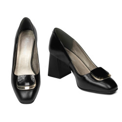 Zapatos elegantes de mujer 1291 negro