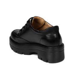 Zapatos casuales de mujer 6064 negro combinado