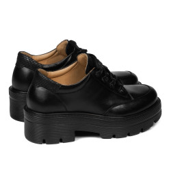 Zapatos casuales de mujer 6064 negro combinado