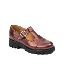 Zapatos de niños 2020 burdeos nácar