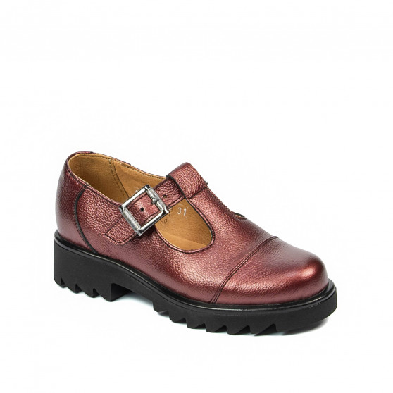 Zapatos de niños 2020 burdeos nácar