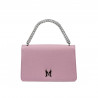 Bolso de hombro para dama 010g 01 violeta saffiano
