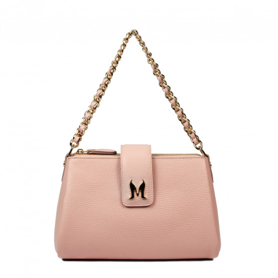 Bolso de hombro para dama 003g rosa empolvado