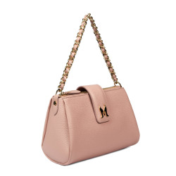 Bolso de hombro para dama 003g rosa empolvado