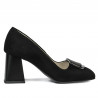 Zapatos elegantes de mujer 1291 negro antilope