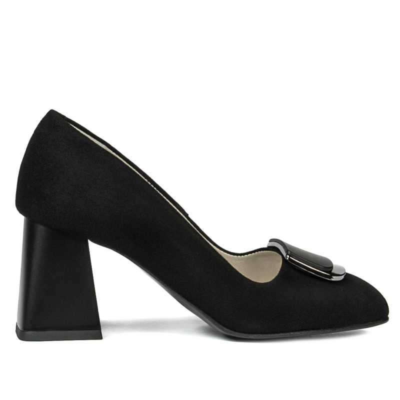 Zapatos elegantes de mujer 1291 negro antilope