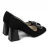 Zapatos elegantes de mujer 1291 negro antilope