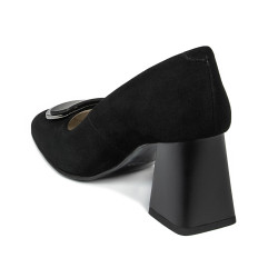 Zapatos elegantes de mujer 1291 negro antilope