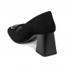 Zapatos elegantes de mujer 1291 negro antilope