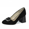 Zapatos elegantes de mujer 1291 negro antilope