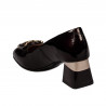 Zapatos elegantes de mujer 1298 charol burdeos