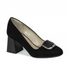 Zapatos elegantes de mujer 1291 negro antilope