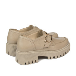 Zapatos casuales mujer 6068 beige