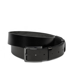 Cinturón hombre 41b negro brillante