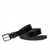 Cinturón hombre 41b negro brillante