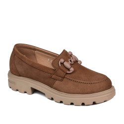 Zapatos casuales de mujer 6069 bufo marrón
