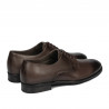 Zapatos elegantes hombres 958 a café
