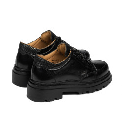 Zapatos para niños 2024 negro combinado