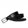 Cinturón para hombre 65b negro brillante