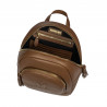 Mochila mujer 300g cuero cognac marrón