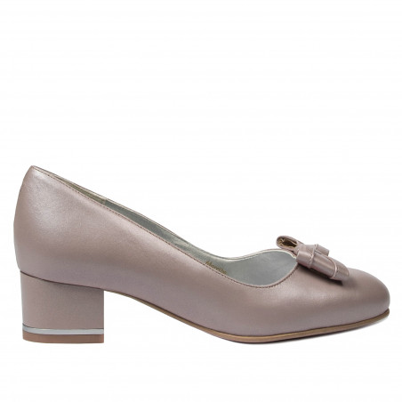 Zapatos elegantes de mujer 1270-1 capuchino nácar