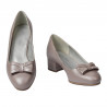 Zapatos elegantes de mujer 1270-1 capuchino nácar