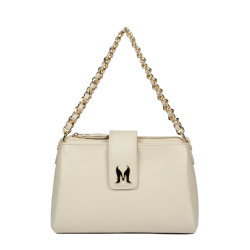 Bolso de mujer de hombro 003g beige latte