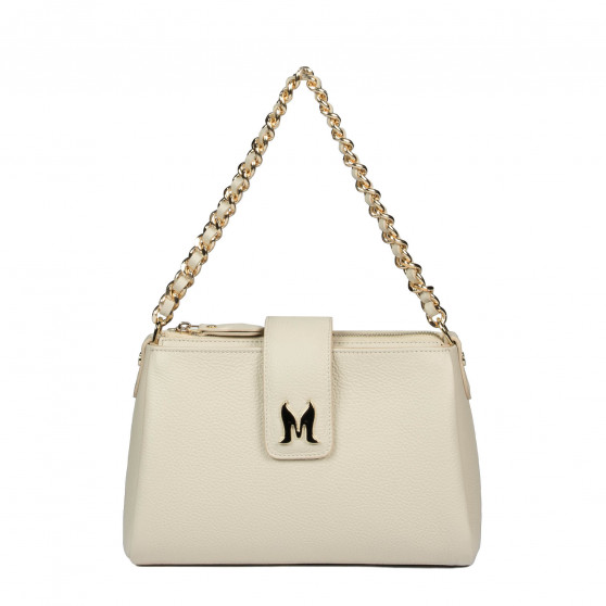 Bolso de mujer de hombro 003g beige latte