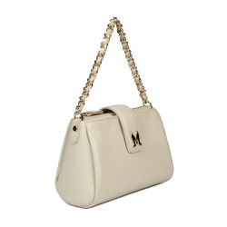 Bolso de mujer de hombro 003g beige latte