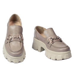 Zapatos casuales mujer 6065 arena