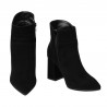 Botines mujer 1191 negro antilopa