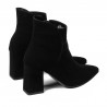 Botines mujer 1191 negro antilopa