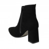 Botines mujer 1191 negro antilopa