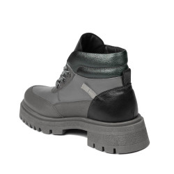 Botas mujer 3382 gris combinado