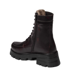 Botas de mujer 3386 en mezcla burdeos