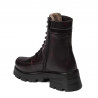 Botas de mujer 3386 en mezcla burdeos