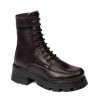 Botas de mujer 3386 en mezcla burdeos