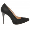 Zapatos elegantes de mujer 1241 negro antílope