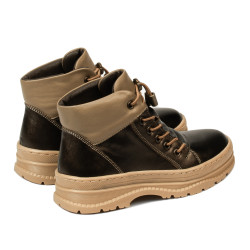 Botas para niños 3030 combinadas en color cobre