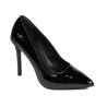 Zapatos elegantes de mujer 1299 charol negro