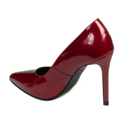 Zapatos elegantes de mujer 1299 charol rojo