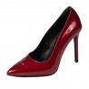 Zapatos elegantes de mujer 1299 charol rojo
