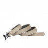 Cinturón mujer 41m biz beige
