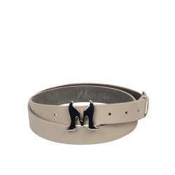 Cinturón mujer 41m biz beige