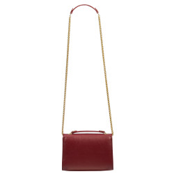 Bolso de hombro para mujer 009g rojo safiano