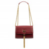 Bolso de hombro para mujer 009g rojo safiano