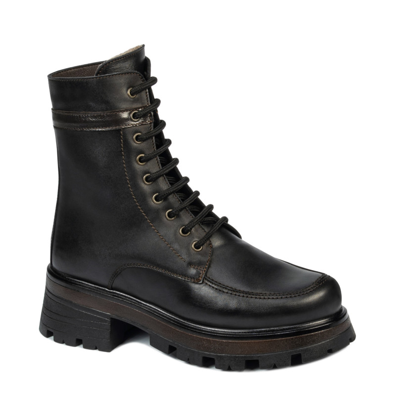 Botas de mujer 3386 negro combinado