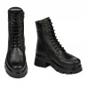 Botas de mujer 3386 negro combinado